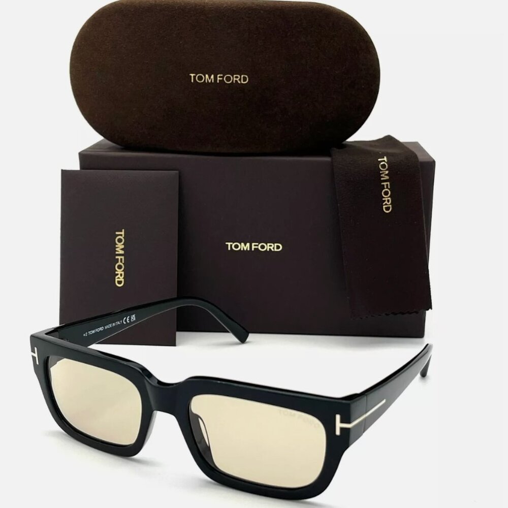 Tom Ford Black / Brown 54mm Sunglasses